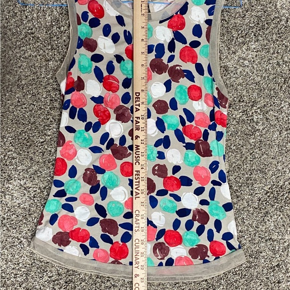 Ladies X-Small Shirt Top Sleeveless Blouse Tank Top Tan Pink Navy Green Weston - Picture 12 of 13